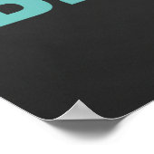 学校教室感動的引用文ポスター ポスター (角)