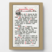 学校教師の信仰 フォトプラーク (正面)