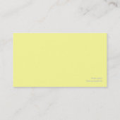 学校教師の個別指導の名刺 名刺 (裏面)