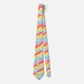 学校教師の感謝によって着色される鉛筆 ネクタイ (正面)