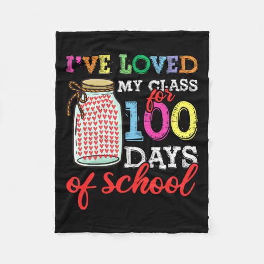 学校教師の日々 フリースブランケット (正面)