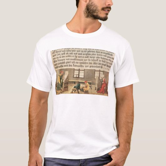 学校教師 Tシャツ (正面)