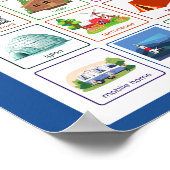 学校教育の家の学種類 ポスター (角)