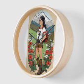 学校教育動機デザイン壁時計 壁時計 (傾斜)