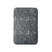 学校数学先生ギフトネルディ代数 バスマット (正面縦)