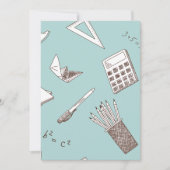 学校数学 招待状 (正面)