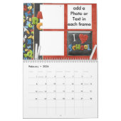 学校日カレンダー カレンダー (2月 2026)