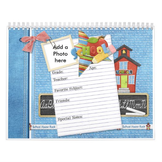 学校日カレンダー カレンダー (カバー)