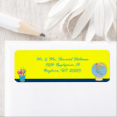 学校日パーソナライズされた名通り市区町村 ラベル (インサイチュ)