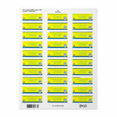 学校日パーソナライズされた名通り市区町村 ラベル (フルシート)