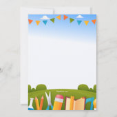 学校日招待状 招待状 (裏面)