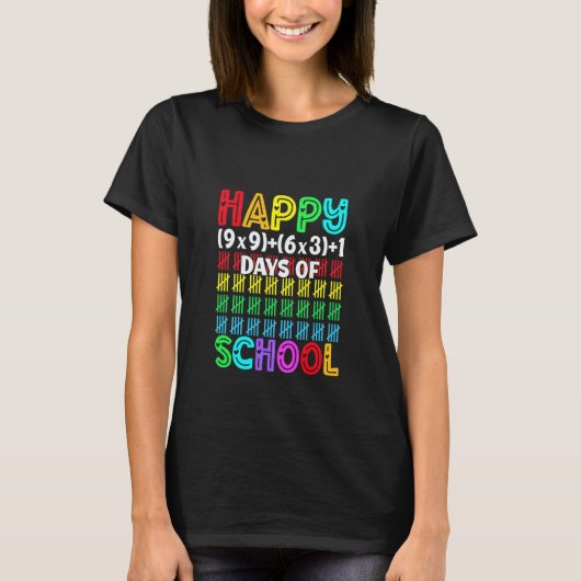 学校日百名,学校の百日目 Tシャツ (正面)