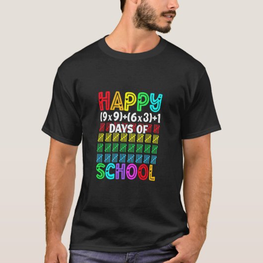 学校日百名,学校の百日目 Tシャツ (正面)