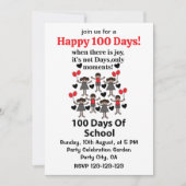 学校日百名 招待状 (正面)