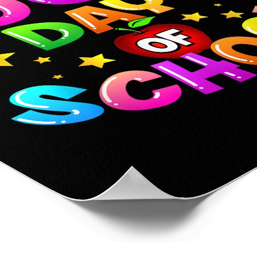 学校日100先生100日目 ポスター (角)