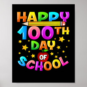 学校日100先生100日目 ポスター
