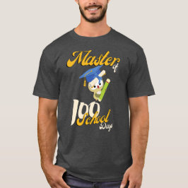 学校日100名の修士おもしろい日100名 Tシャツ