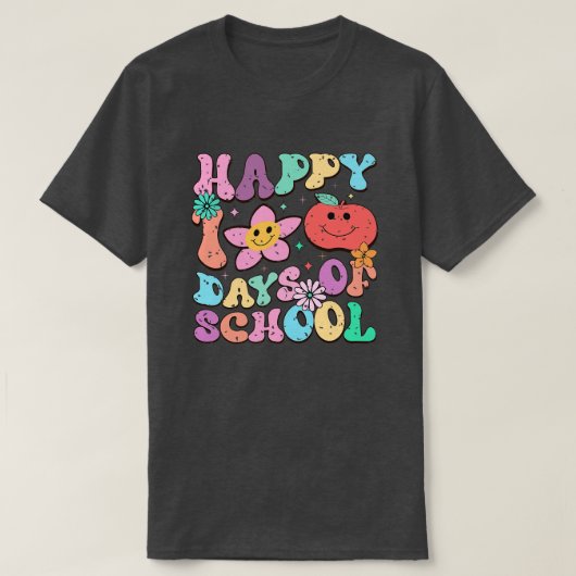 学校日100 Tシャツ (デザイン正面)