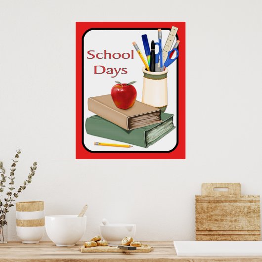 学校日 ポスター (キッチン)