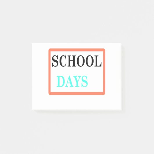 学校日 ポストイット (正面)