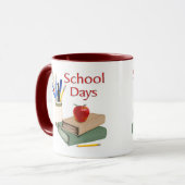 学校日 マグカップ (正面左)