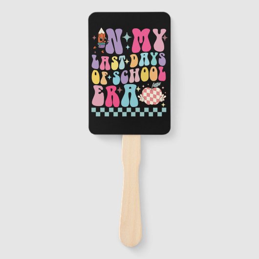 学校時代の私の最後の日で先生生活Groovy ハンドファン (正面)