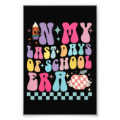 学校時代の私の最後の日で先生生活Groovy フォトプリント (正面)