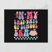 学校時代の私の最後の日で先生生活Groovy ポストカード (正面)