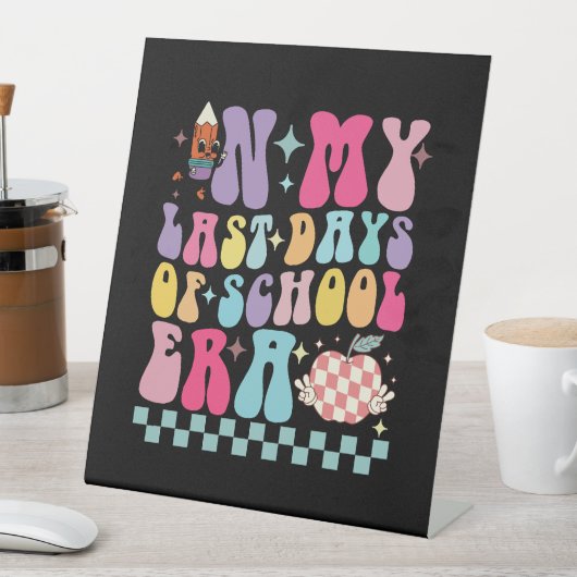 学校時代の私の最後の日で先生生活Groovy 台座サイン (インサイチュ)