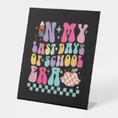 学校時代の私の最後の日で先生生活Groovy 台座サイン (正面)