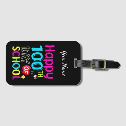 学校時代の100日目 ラゲッジタグ (正面横)