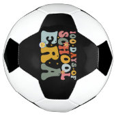 学校時代の100日Groovy先生子供 サッカーボール (回転)