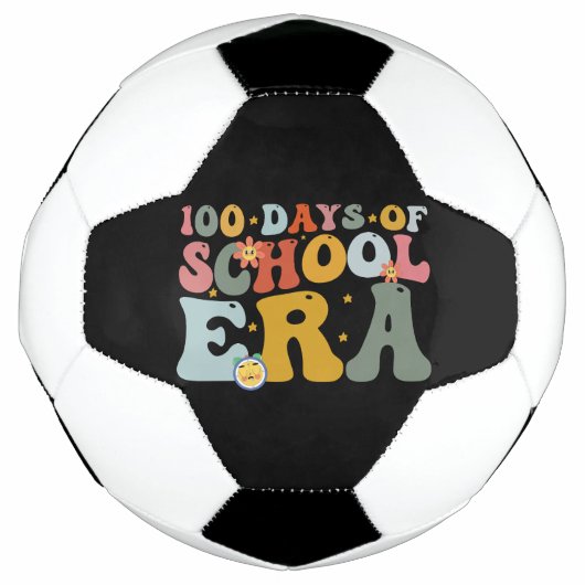 学校時代の100日Groovy先生子供 サッカーボール (正面)