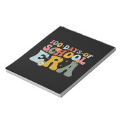 学校時代の100日Groovy先生子供 ノートパッド (回転)