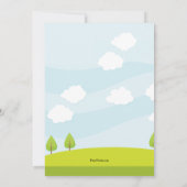 学校時間招待状 招待状 (裏面)