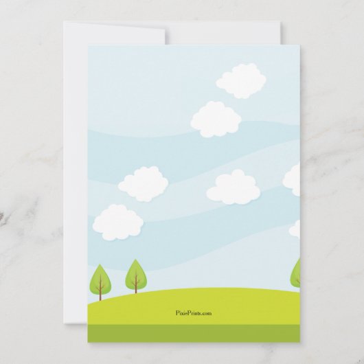 学校時間招待状 招待状 (裏面)