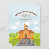 学校時間招待状 招待状 (正面/裏面)