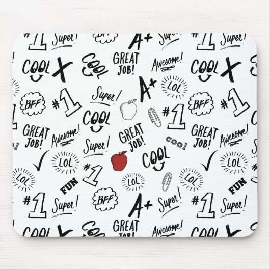 学校時間 マウスパッド (正面)