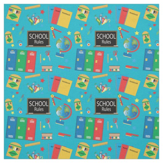 学校時間 |変更可能な背景色 ファブリック (見本)