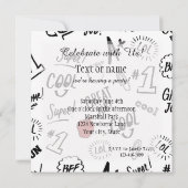 学校時間 招待状 (裏面)