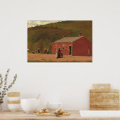 学校時間 – Winslow Homerファインアートポスター ポスター (キッチン)