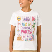 学校最後のパーティストライプTシャツ Tシャツ (正面)
