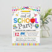学校最後のパーティーの招待状 招待状 (スタンド正面)