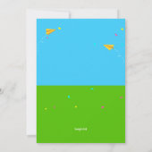 学校最後のパーティー 招待状 (裏面)