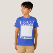 学校最後の日だってよ Tシャツにサインして Tシャツ (正面フル)
