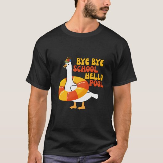 学校最後の日 先生 生徒 さようなら 学校 Tシャツ (正面)