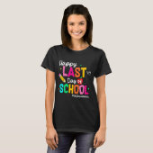 学校最後の日 卒業 先生 生徒 Tシャツ (正面フル)