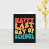 学校最後の日 学校最後の日 先生 学生 カード (黄色い花)