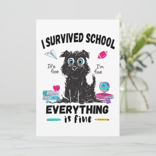 学校最後の日、生き延びたわ 学校 招待状 (スタンド正面)