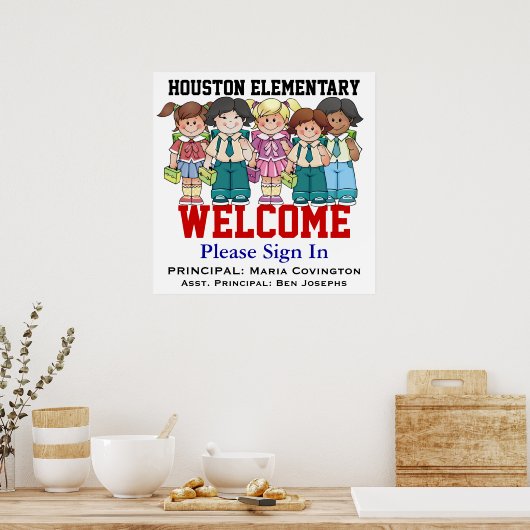 学校歓迎 – SRF ポスター (キッチン)